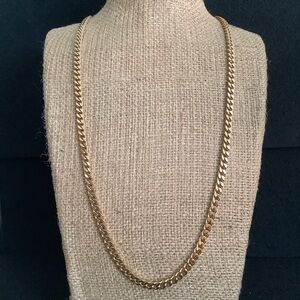 Vintage Monet gold tone link chain.